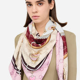 Lenço Estampa Foulard Rosa | Liu Jo