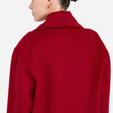 Casaco de Lã com Cachecol Vermelho | Liu Jo