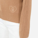 Camisola de Lã com Caxemira Camel | Liu Jo