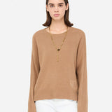 Camisola de Lã com Caxemira Camel | Liu Jo