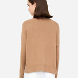 Camisola de Lã com Caxemira Camel | Liu Jo