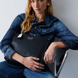 Tote Bag com Charm em Preto | LIU JO