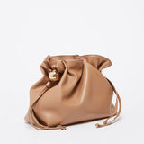 Bolsa de Ombro Média Riccy Camel | Liu Jo