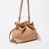 Bolsa de Ombro Média Riccy Camel | Liu Jo