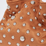 Mala de Ombro Small Riccy em Camurça Camel  | LIU JO