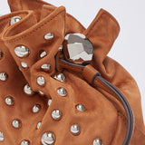 Mala de Ombro Small Riccy em Camurça Camel  | LIU JO