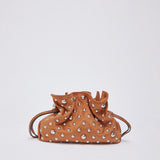 Mala de Ombro Small Riccy em Camurça Camel  | LIU JO