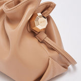 Mala de Ombro Small Riccy em Camel | LIU JO