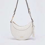 Mala Hobo Média com Pingente em Creme | LIU JO