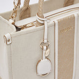 Tote Bag com Charm em Nude | LIU JO