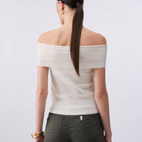 Top de Malha com Decote Bardot | Liu jo