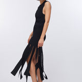 Vestido de Malha com Franjas | LIU JO