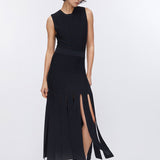 Vestido de Malha com Franjas | LIU JO