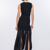 Vestido de Malha com Franjas | LIU JO