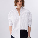 Camisa com Bordado Estilo Oversized | LIU JO