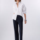 Camisa com Bordado Estilo Oversized | LIU JO