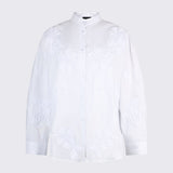 Camisa com Bordado Estilo Oversized | LIU JO