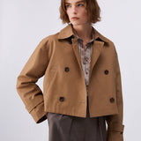 Trench Coat Curto em Camel | LIU JO
