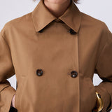 Trench Coat Curto em Camel | LIU JO
