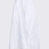 Saia Midi Branca com Bordado | LIU JO