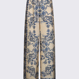 Calças Foulard Print Azul | LIU JO
