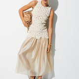 Vestido Longo em Macramé | LIU JO