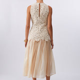 Vestido Longo em Macramé | LIU JO