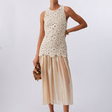 Vestido Longo em Macramé | LIU JO
