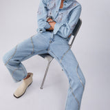 Jeans Straight Fit com Brilhos | LIU JO