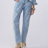 Jeans Straight Fit com Brilhos | LIU JO