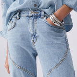 Jeans Straight Fit com Brilhos | LIU JO