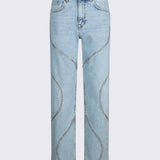 Jeans Straight Fit com Brilhos | LIU JO