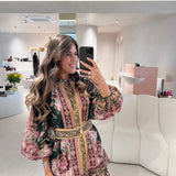 Vestido “Flowering Garden Tree Green” | FARM RIO