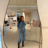 Macacão Cargo em Denim Myrella | BA&SH