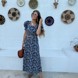 Conjunto Málaga em azul