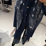 Calça pantalona Ross Folina Noir | VIOLETA