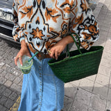 Camisola de malha com padrão floral Farm rio