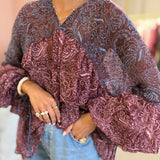Blusa SCOTCH & SODA com estampado étnico