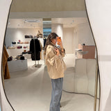 Trench Coat Curto Bege com Colete  | Ottod'ame