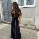 Conjunto em Malha Azul com Pesponto | LIU JO