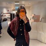 Casaco de Malha Voscar Azul | VIOLETA