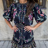 Vestido Curto Belle Garden | FARM RIO