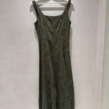 Vestido Midi Bordado em Verde | Violeta Store