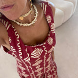 Vestido Bilbao em bordeaux