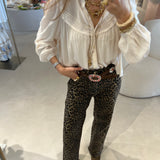 Blusa SCOTCH & SODA fluída creme