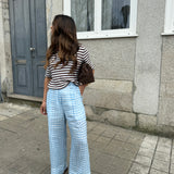 Polo de Riscas Azul com Pedraria | LIU JO