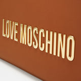 Mala tote bag Love Moschino em camel
