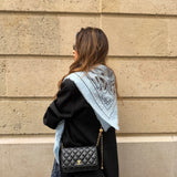 Lenço Estampado Bandana Azul