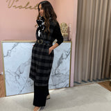 Colete Reversível em Fazenda de Lã Cinza | TWINSET