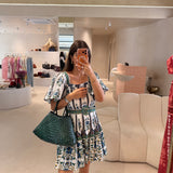 Vestido Manoela Mini Off-White com Cinto | FARM RIO